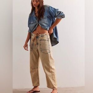 NWOT FREE PEOPLE We The Free Moxie Barrel Low Slung Cowboy SZ: 31